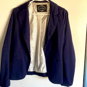 Love Tree Navy Blazer with white satin lining (Large)